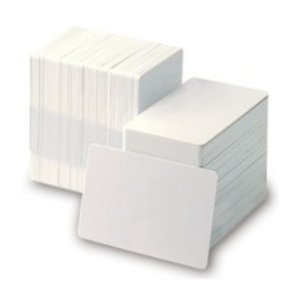 (500) PVC ID cards blank white CR80 laminated HQ 86x54mm credit card size para card printer