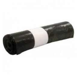 (25) Bolsas de basura 52x60cm negras G80 en rollo