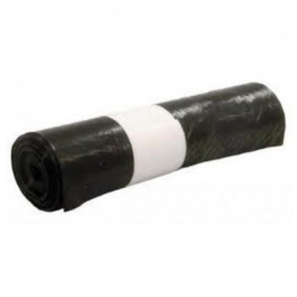 (25) Bolsas de basura 52x60cm negras G80 en rollo