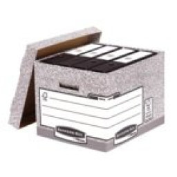 FELLOWES Contenedor de archivos gris 285x333x390mm