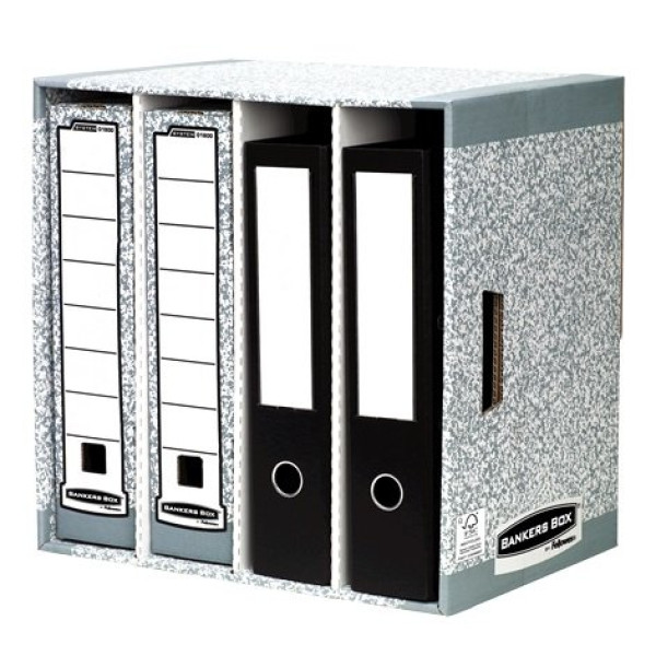 FELLOWES Clasificador de archivadores gris, 400x400x290mm FELLOWES Clasificador de archivadores gris, 400x400x290mm