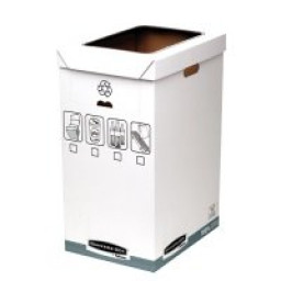 FELLOWES Papelera de reciclaje 90 litros 600x300x500mm FELLOWES Papelera de reciclaje 90 litros 600x300x500mm