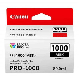 C.t. CANON LUCIA PRO PFI-1000 MBK Negro Mate