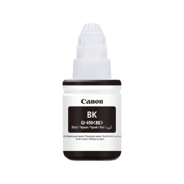 C.t. CANON GI-490BK: Pixma G1400 G2400 G3400 Black 60000p.