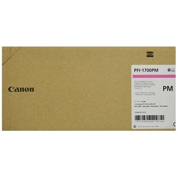 C.t. CANON PFI-1700PM: IMP2000 IMP4000 Ph. Magenta IMP6000 700ml C.t. CANON PFI-1700PM: IMP2000 IMP4000 Ph. Magenta IMP6000 700ml