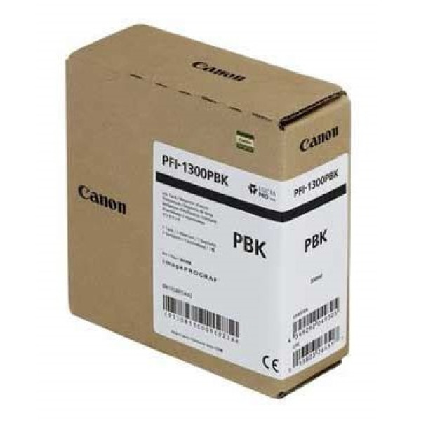 C.t. CANON PFI-1300PBK: IMP2000 IMP4000 Ph. Black 300ml