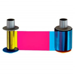 Cinta FARGO: YMCKK HDP Full-color ribbon Two resin black panels 4 - 400 IMAGE