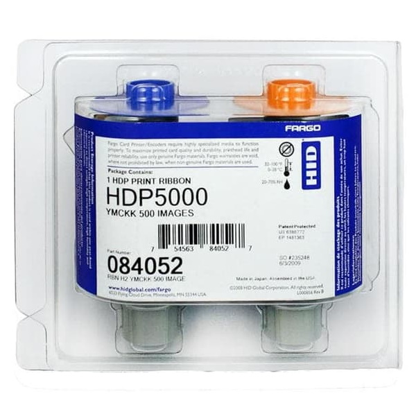FARGO color ribbon HDP5000 (YMCKK) 500 images dual-sided printers FARGO color ribbon HDP5000 (YMCKK) 500 images dual-sided printers