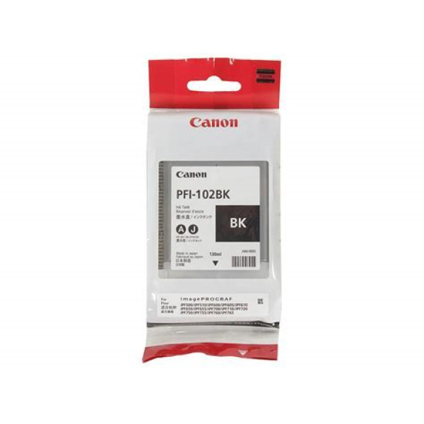 C.t. CANON PFI-102BK  IPF500 IPF600 IPF605 negro IPF610 IPF700 IPF710 IPF750
