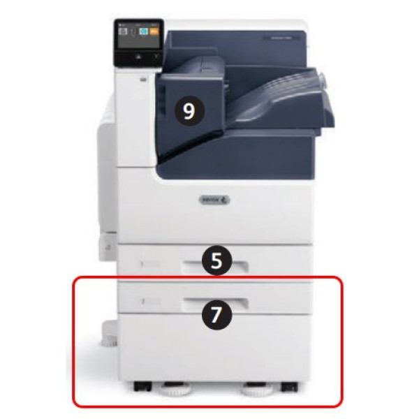 Bandeja 520h A3 con soporte suelo cajón XEROX VersaLink B7025 B7030 C7000 C7020 C7025 C7030