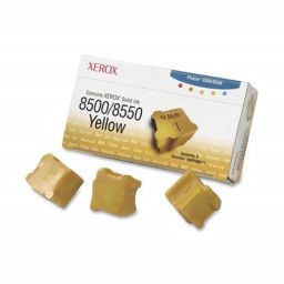 (3) B. cera XEROX PH8500 PH8550 amarillo 3.000p.