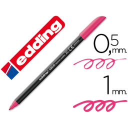 Rotulador EDDING punta fibra 1200 magenta n.20