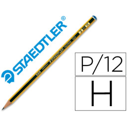 Lapices de grafito STAEDTLER Noris N.3 H