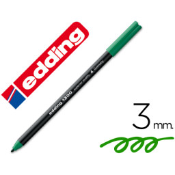 Rotulador EDDING punta fibra 1300 verde