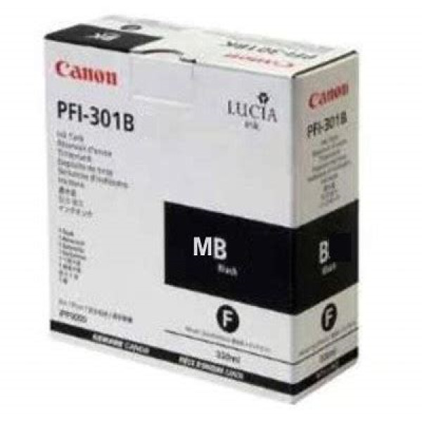 C.t. CANON PFI-301MB  IPF8000 IPF9000 mate negro 350ml.