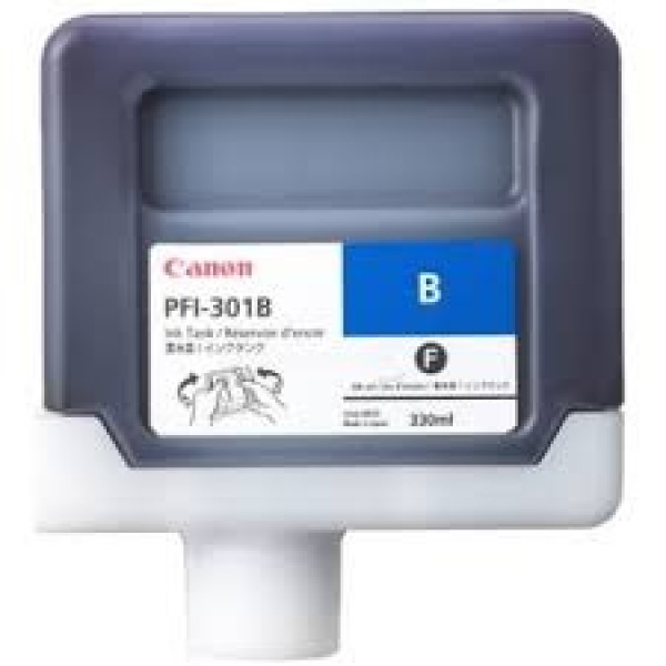 C.t. CANON PFI-301B  IPF8000 IPF9000 azul 330ml.
