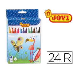 (24) Rotuladores JOVI colores surtidos punta 2.8 mm.