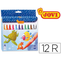 (12) Rotuladores JOVI colores surtidos surtidos