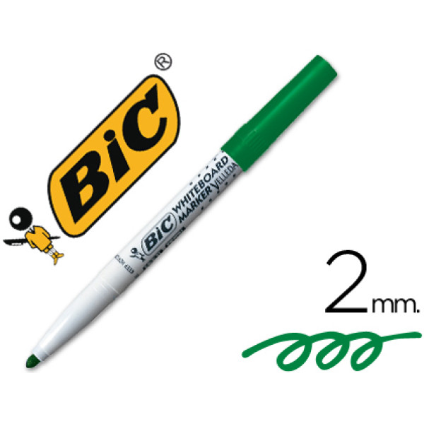Rotulador BIC Velleda para pizarra verde
