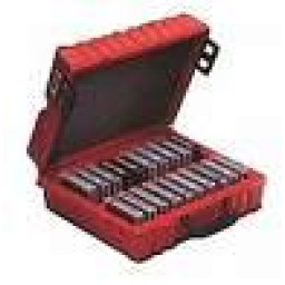 Maletín TURTLE CASE 20 cart.8mm transporte de cartuchos de datos