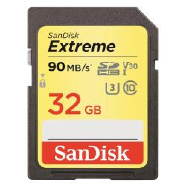 EXTREME SDHC CARD 32GB 90MB/S V30 U EXTREME SDHC CARD 32GB 90MB/S V30 U