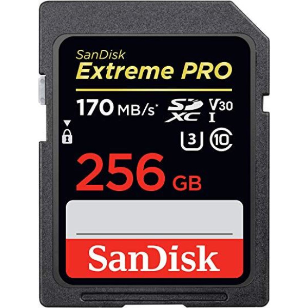 EXTREME PRO SDXC CARD 256GB - 170MB
