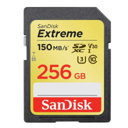 EXTREME SDXC CARD 256GB 150MB/S V30