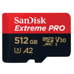 EXTREME PRO MICROSDXC 512GB + SD AD