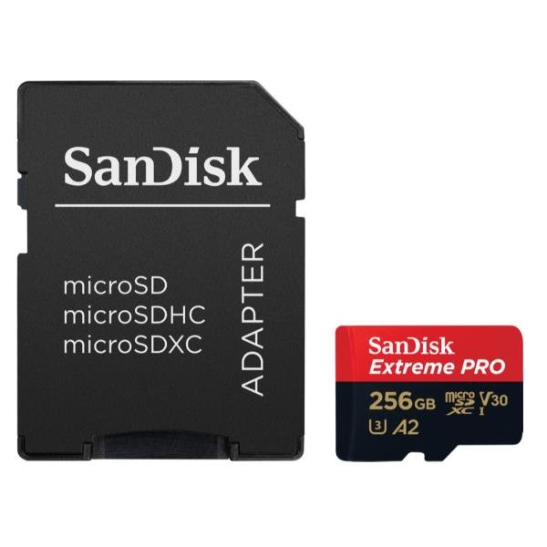 EXTREME PRO MICROSDXC 256GB + SD AD EXTREME PRO MICROSDXC 256GB + SD AD