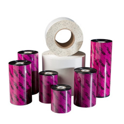 (6) Thermal transfer ribbons PRINTRONIX 8300 IBM 4400 6700 - 110mm 625m. (premium wax) 69G7320