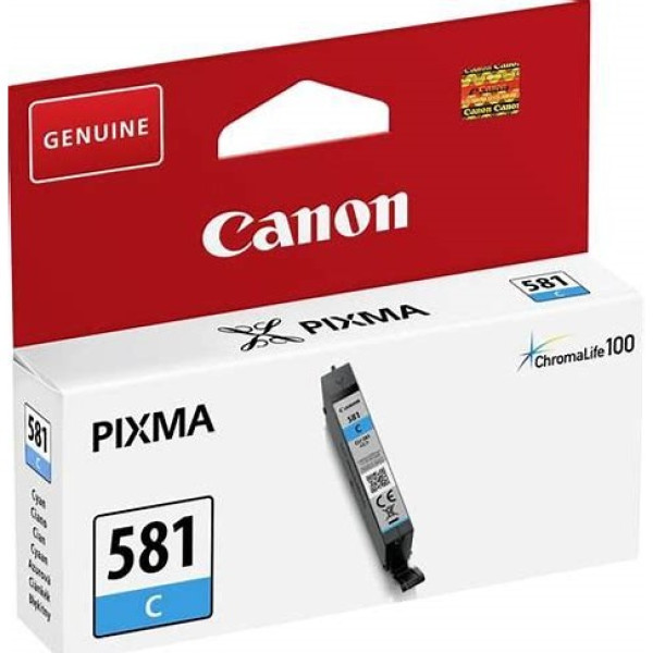 C.t. CANON CLI581C Cyan Pixma TR8550 TS6250 TS8250 TS9150 TS9550 5,6ml