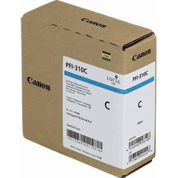 C.t. CANON PFI-310C: IPF TX3000 TX2000 MPFT36 Cyan 330 ml