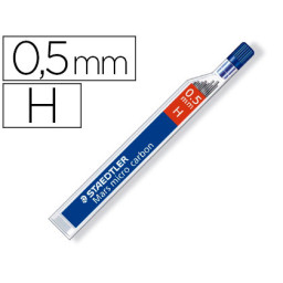 (12) Minas STAEDTLER grafito 0,5 mm  Mars micro H tubo