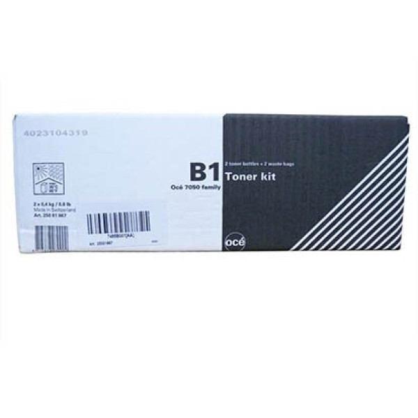 (2) Toner OCE 7050 7051 7055 7056 + Bote residuos Type B1  2 x 4000gr. black