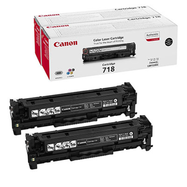 TONER 718 BK (2PK) LBP7210/LBP7680