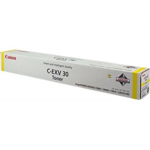 Toner CANON EXV30Y:  IR Advance C9060 amarillo IR C9065 C9070 C9075 54.000p.