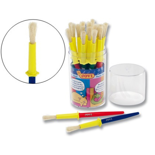 Pinceles escolares JOVI  20 unidades