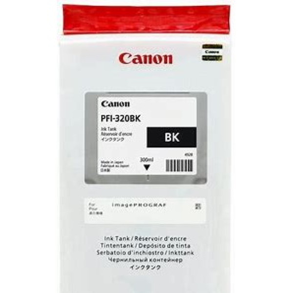 C.t. CANON PFI-320BK:  IPF TM200 TM205 TM300 TM305 300 ml. Black