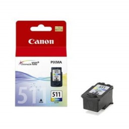 C.t. CANON CL511  MP240 MP260 MP270 tricolor 244p. pack blister sin alarma