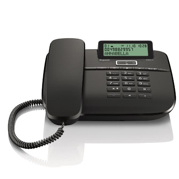 TELEFONO FIJO DA611 NEGRO