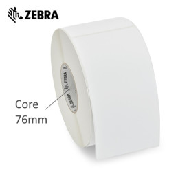 (6) Rollos etiquetas ZEBRA Z-Perform 1000D core76mm 76x51mm 3100et/r blanca a.perm. perforada