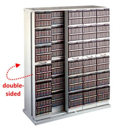 Estantería EDP Maximiser Quad Rack 1728 cart.LTO 2x (5Wx6H + 4Wx6H x 16packs) (double-side)