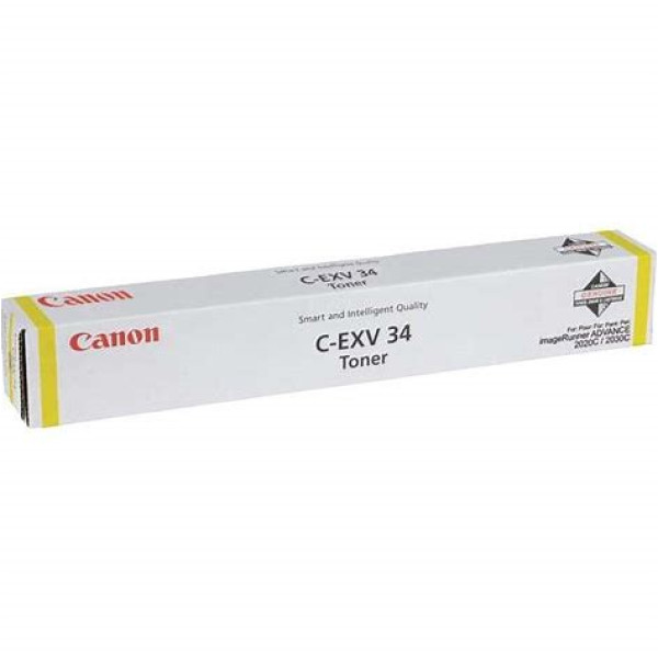 Toner CANON EXV34Y amarillo  IRC2020 IRC2025 IRC2030 IRC2220 IRC2225 IRC2230 19.000p.