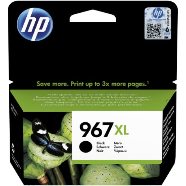 C.t.HP #967XL negro Officejet Pro 9010 9020 3.000p. Extra High Yield