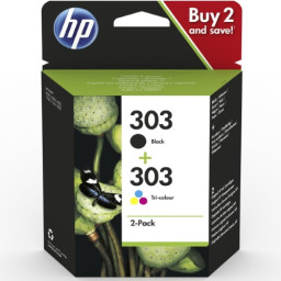 COMBO 2 PACK TINTAS CMYK HP 303
