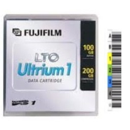 DC FUJIFILM Ultrium LTO-1 etiquetado 100GB/200GB (15539393)(15776068) secuencia a medid