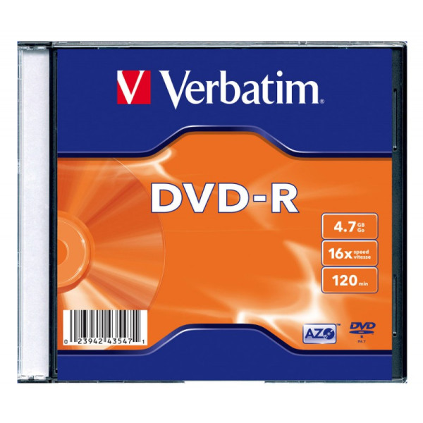 DVD-R 16X ADVANCED AZO 4 7GB