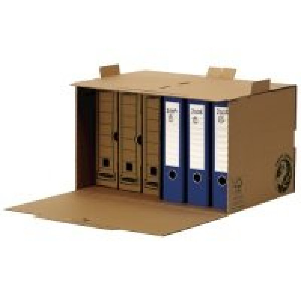 FELLOWES Contenedor de acceso frontal 540x325x375mm, Bankers Box, 100% cartón reciclado