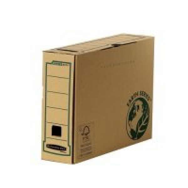 FELLOWES Caja de archivo definitivo folio 80mm  250x80x315mm, Bankers Box, 100% cartón reciclado