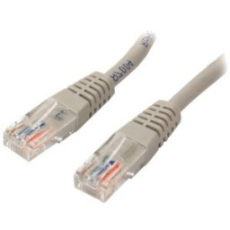 Cable STARTECH RJ45M/M UTP cat.5e  5,0m gris sin apantallar